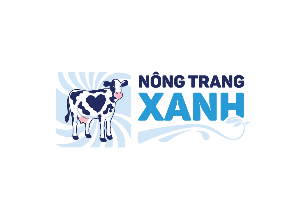 NÔNG TRANG XANH - Thiết kế logo thương hiệu sữa tươi Nông Trang Xanh